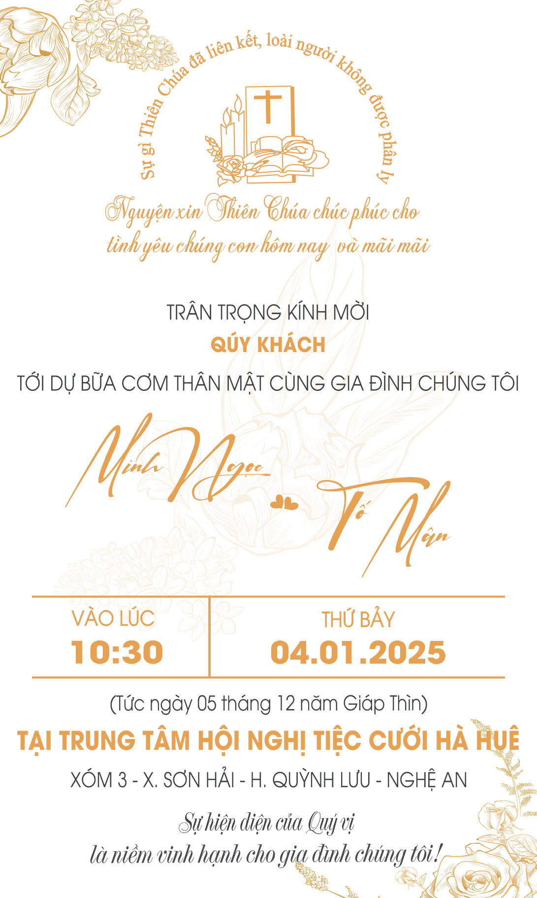thiệp cưới nhà gái